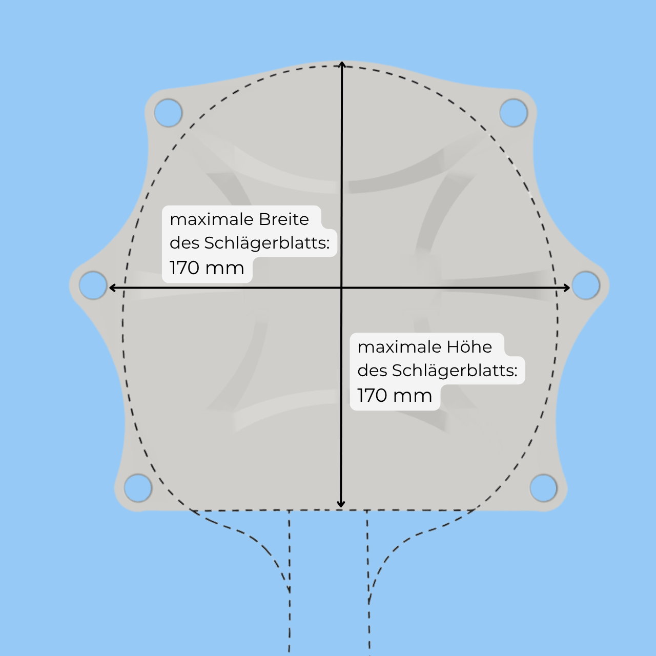 Tischtennis-Belagpresse