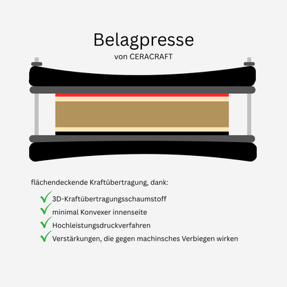 Tischtennis-Belagpresse
