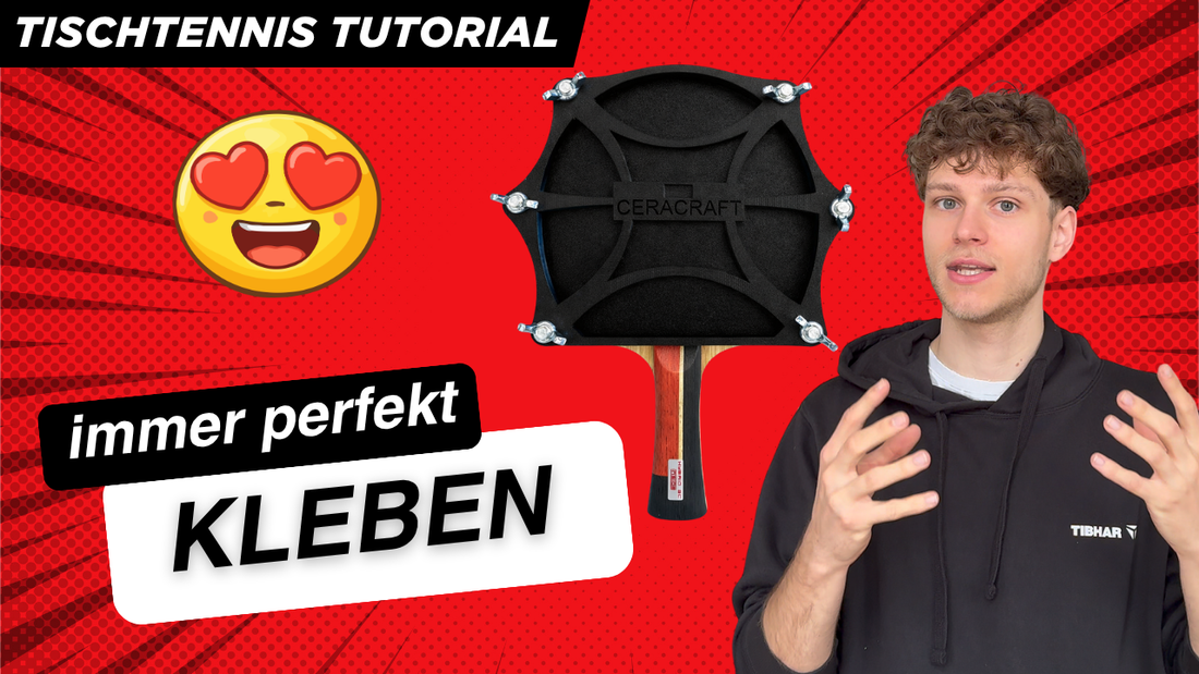 Perfekt kleben - Anwednung der Belagpresse